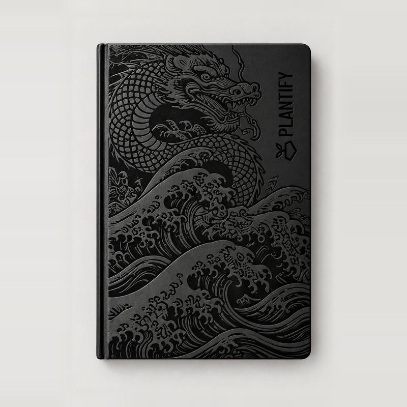 Agenda Black con diseño (11 tapas) — otra vista